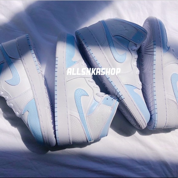 Nike air jordan 1 mid custom - Picture 5 of 6